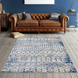 Moroccan Global Woven Area Rug (84"x63")
