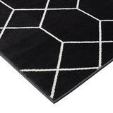 Trellis Geometric Woven Area Rug 10x8