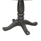 Elegant 5-Piece Dining Table Set for 4 - Solid Wood with Gray Finish by Lissie Lou