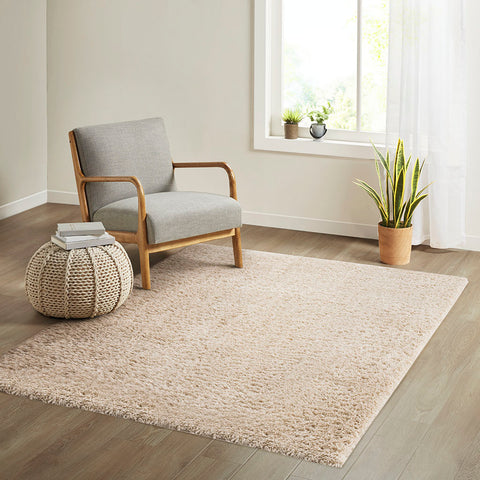Super Soft Polyester Shag Area Rug (108"x78")