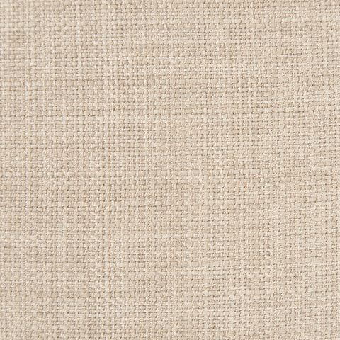 Mid-Century Modern Beige Polyester Lounge Chair with Arm Support and Button Tufting